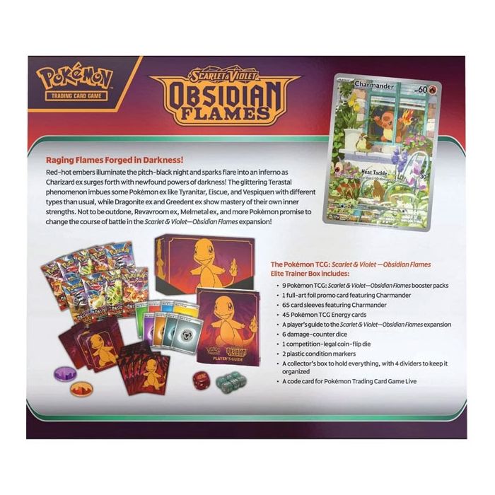 Pokemon: Scarlet & Violet Obsidian Flames Elite Trainer Box