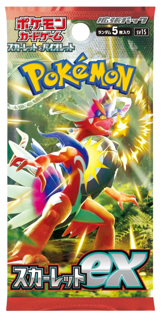 Pokemon: Scarlet & Violet Scarlet EX sv1S Japanese Booster Pack